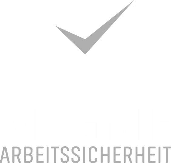 Magnie Arbeitssicherheit Logo Negativ